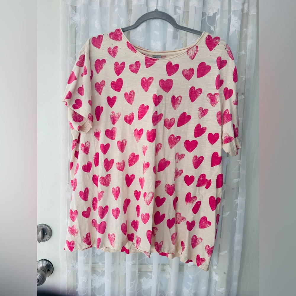 💕 NWT Magnolia Pearl *My Love T* Cotton Jersey Boyfriend Cut - Sold out!!!